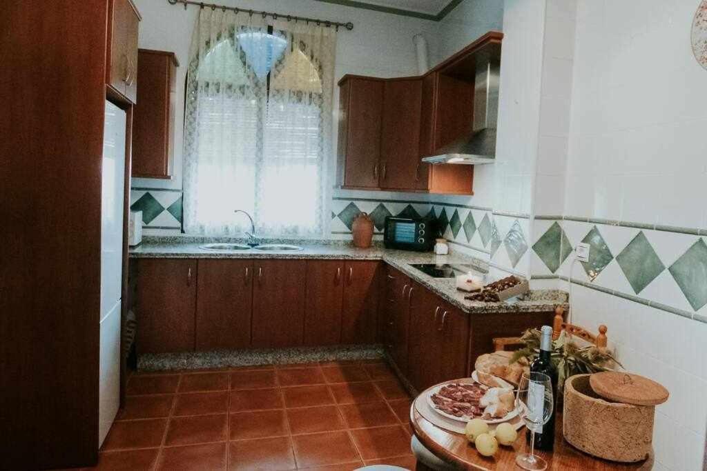 Casa Rural Con Jacuzzi, Sauna, Barbacoa Y Barra Cabeza la Vaca Ngoại thất bức ảnh