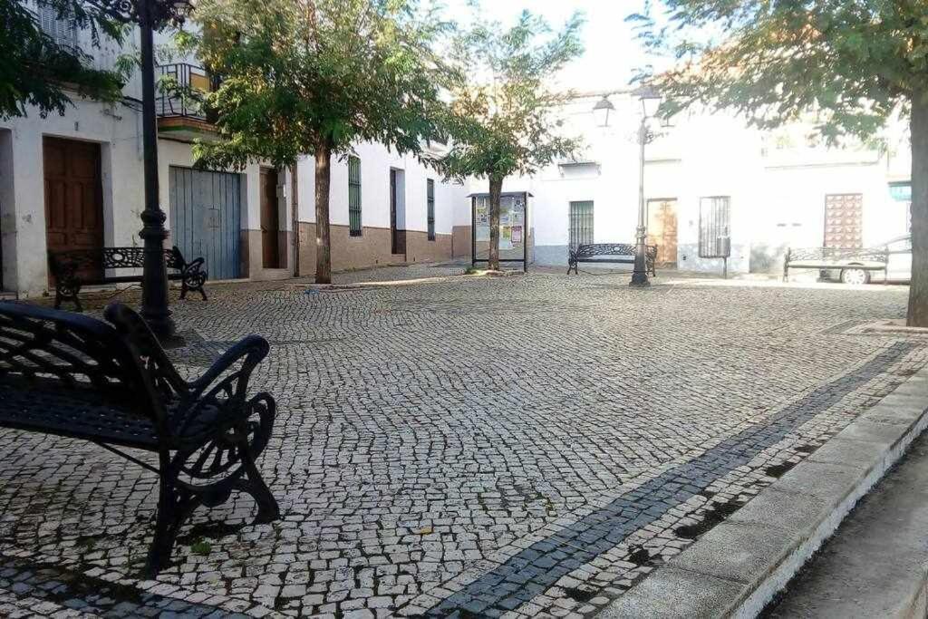Casa Rural Con Jacuzzi, Sauna, Barbacoa Y Barra Cabeza la Vaca Ngoại thất bức ảnh